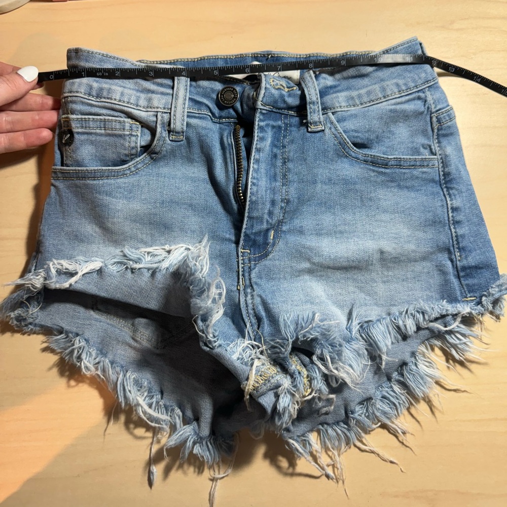 Kancan Frayed Hem Shorts 24